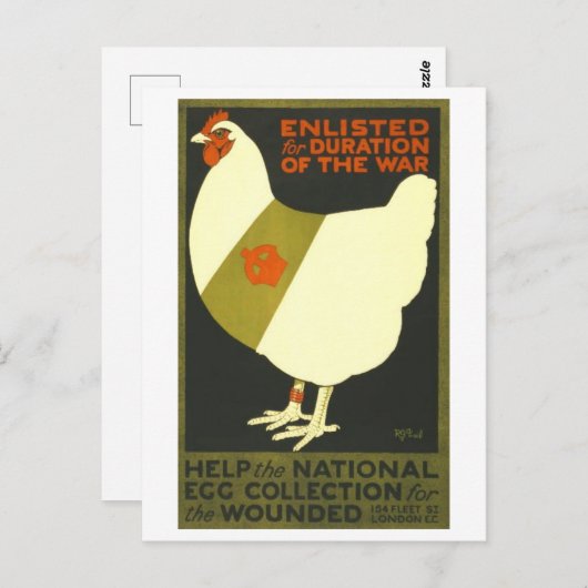 戦用ヴィンテージはがき ポストカード (正面/裏面)