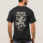戦略で愚か者を動かす Tシャツ (裏面)