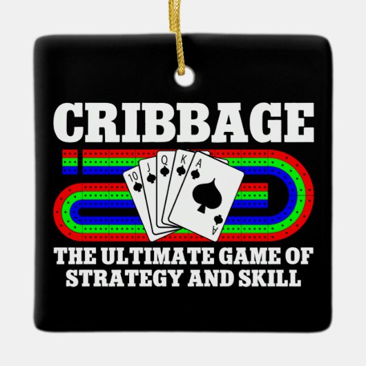 戦略とスキルの究極のゲームを損なう セラミックオーナメント (正面)