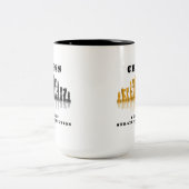 戦略実行のゲームをチェスにする ツートーンマグカップ (中央)