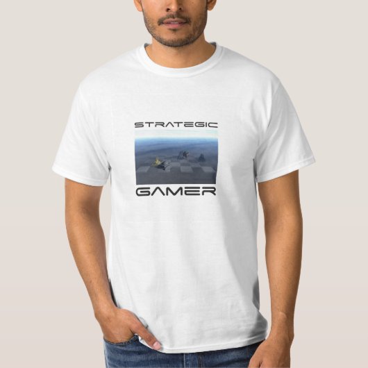 戦略的なゲーマーのTシャツ Tシャツ (正面)