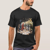戦略的な動き:チェス・ボード・キング・ティー Tシャツ (正面)