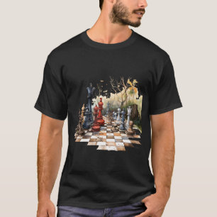 戦略的な動き：チェス・ボード・キング・ティー Tシャツ