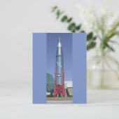 戦略的な航空宇宙博物館ネブラスカのAtlas icbm ポストカード (スタンド正面)