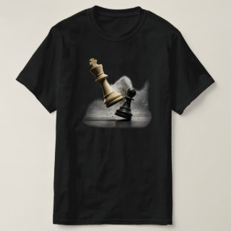 戦略的チェスキング グラフィック Tシャツ