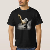 戦略的チェスキング グラフィック Tシャツ (正面)