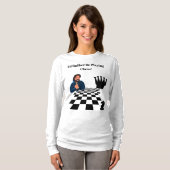 戦略的チェスデザイン – ゲームの芸術 Tシャツ (正面フル)