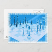 戦略的チェス遊のはがき ポストカード (正面/裏面)