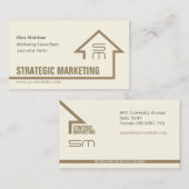 戦略的マーケティング名刺 名刺 (正面/裏面)
