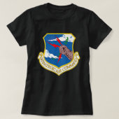 戦略空誇りを持った軍司令部退役軍人ヴィンテージベテラ Tシャツ (デザイン正面)