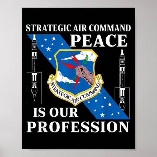 戦略航空軍団 アメリカ空軍 冷戦 平和は ポスター (正面)