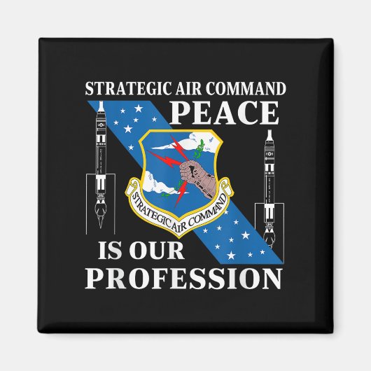 戦略航空軍団 USAF 冷戦 平和はわが職業 マグネット (正面)