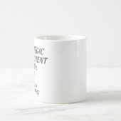 戦略退職計画の昼寝食べの繰り返し。 コーヒーマグカップ (中央)