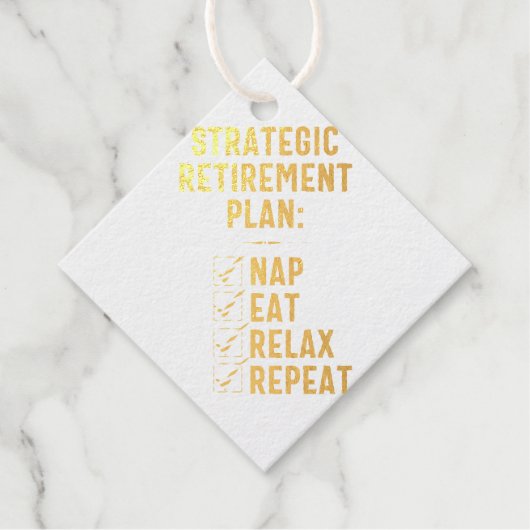 戦略退職計画 – 同僚ボス離れ フェイバータグ (正面)