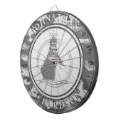 戦艦とカモフラージュ ダーツボード (正面右)