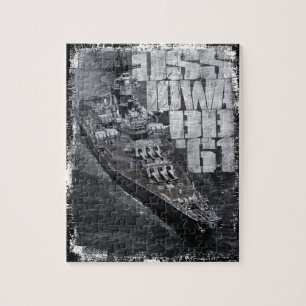 戦艦のアイオワのパズル ジグソーパズル