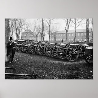 戦艦のウィアード砲： 1862年 ポスター