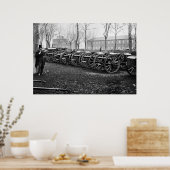 戦艦のウィアード砲: 1862年 ポスター (キッチン)