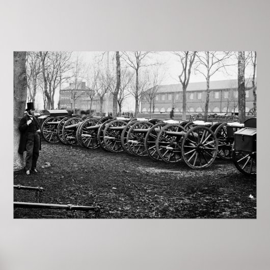 戦艦のウィアード砲: 1862年 ポスター (正面)