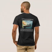 戦艦のビスマルクドイツのティー Tシャツ (裏面フル)