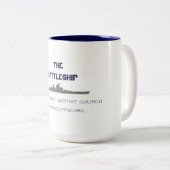 戦艦のマグ! サポートEFBC! ツートーンマグカップ (正面右)