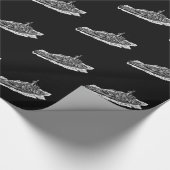 戦艦のワシントン州の包装紙 ラッピングペーパー (角)
