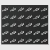 戦艦のワシントン州の包装紙 ラッピングペーパー (フラット)