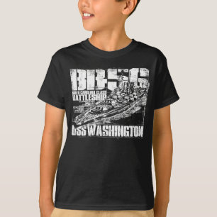 戦艦のワシントン州のTシャツ Tシャツ