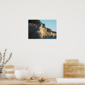 戦艦の列，写真の岩ナットル・レイクショア， MI ポスター (キッチン)