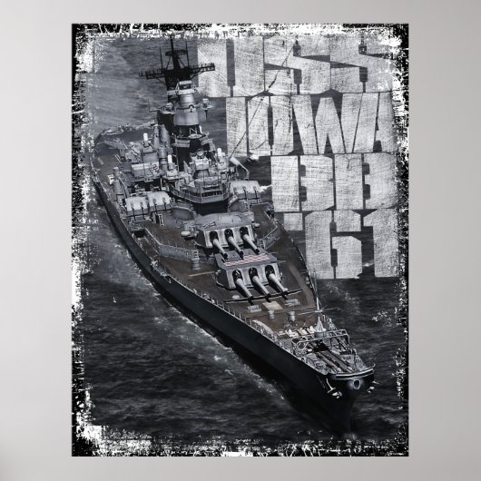 戦艦アイオワのポスター ポスター (正面)