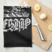 戦艦アラバマ台所用タオル キッチンタオル (四つ折り)