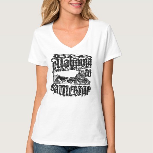 戦艦アラバマTシャツ Tシャツ (正面)