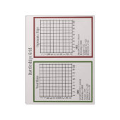 戦艦オン紙ゲーム ノートパッド (回転)
