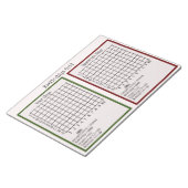 戦艦オン紙ゲーム ノートパッド (アングル)