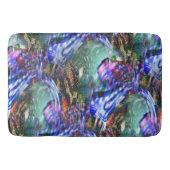 戦艦カラフル上の仮想画像変動 バスマット (正面)