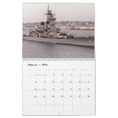 戦艦カレンダー カレンダー (2月 2026)