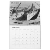 戦艦カレンダー カレンダー (1月 2027)