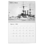 戦艦カレンダー。 カレンダー (2月 2026)