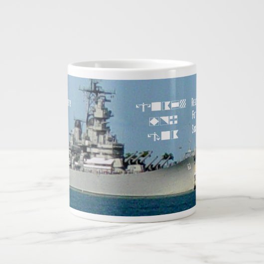戦艦スペシャルマグ ジャンボコーヒーマグカップ (正面)
