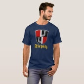 戦艦ティルピッツ紋章Tシャツ Tシャツ (正面フル)