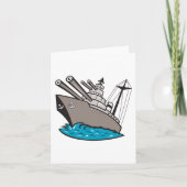 戦艦ノートカード カード (正面)