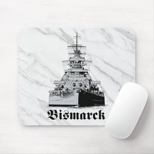 戦艦ビスマルク マウスパッド (マウス)