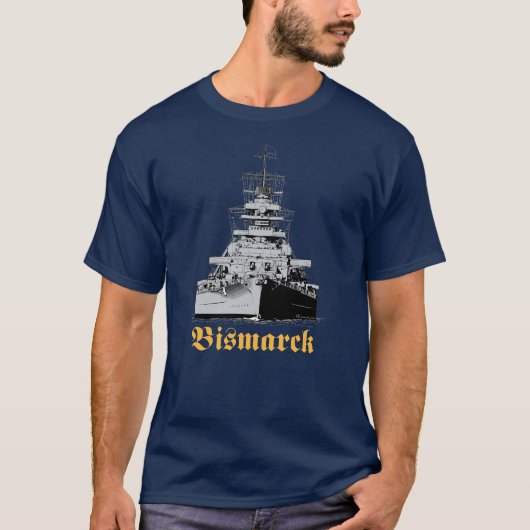 戦艦ビスマルク Tシャツ (正面)
