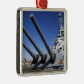 戦艦メモリアルでのUSS Alabama戦艦2 メタルオーナメント (右)