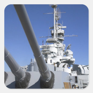戦艦メモリアルパークの戦艦アラバマ号 スクエアシール
