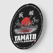 戦艦ヤマト大時計アクリル壁時計 ラージ壁時計 (傾斜)