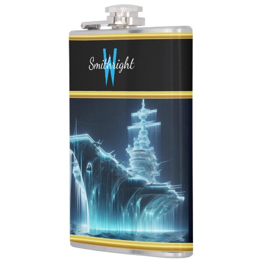 戦艦凍っていは暗海から出る フラスク (左)