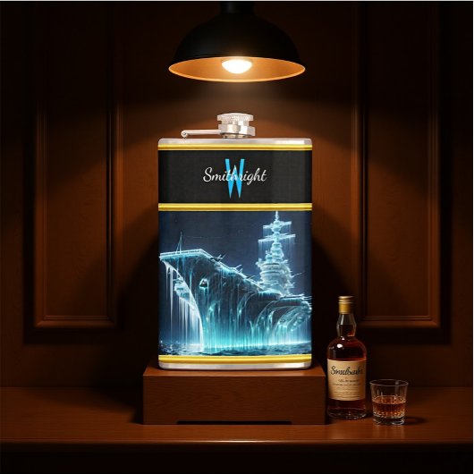 戦艦凍っていは暗海から出る フラスク