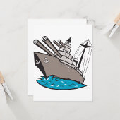 戦艦招待状 招待状