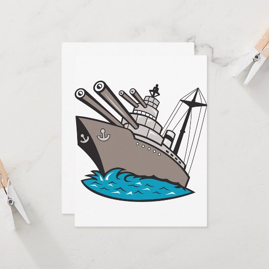 戦艦招待状 招待状